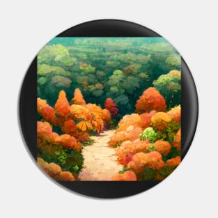 Autumn Road Pin