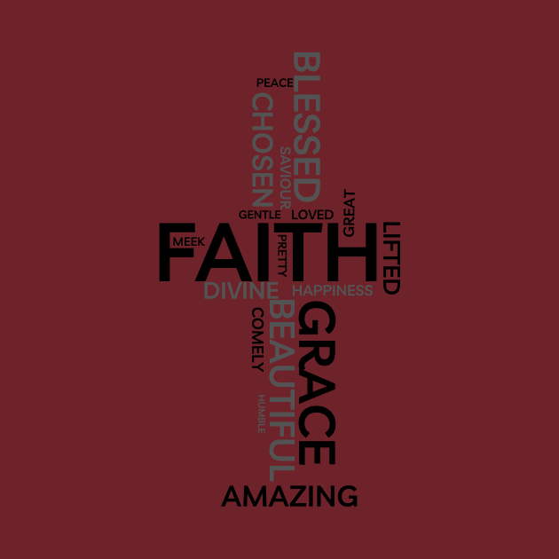 faith cross by Christian custom designz