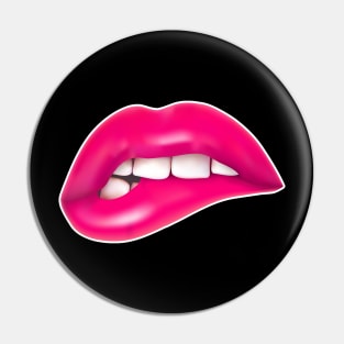 Lips - Graphic Design Tee Pin