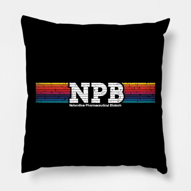 Neberdine Pharmaceutical Biotech Pillow by seren.sancler