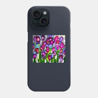 Heavenly Doodles - Flower of Eyes Phone Case