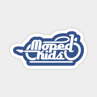 Moped Kids / Mopedkids (white) Magnet