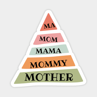 For Mother's Day. Different ways to call mom Magnet