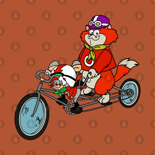 Motormouse and Autocat Classic 60s Cartoon by GoneawayGames