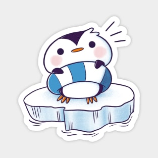 Summer Penguin Magnet