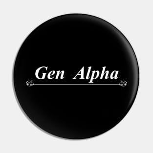 Gen Alpha Pin