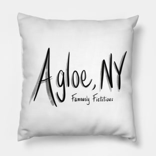 Agloe, NY - Famously Fictitious Pillow