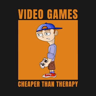 Video Games Cheaper Than Therapy T-Shirt