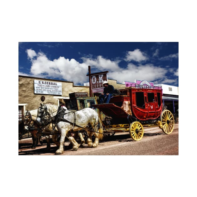 Tombstone Arizona Stagecoach by JimDeFazioPhotography