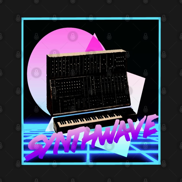 Synthwave Synth Retrowave Retro Korg Moog Keyboard by MrWatanabe