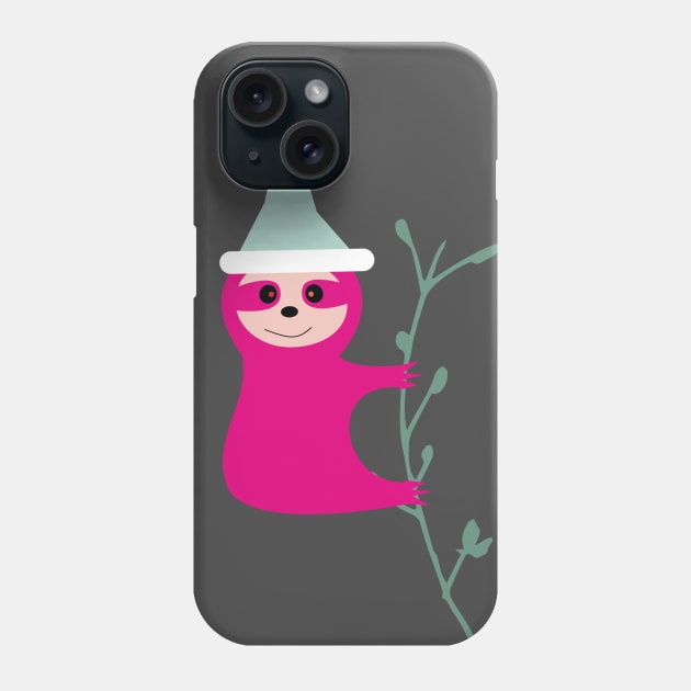 Christmas Sloth Phone Case by bruxamagica