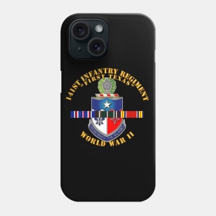 141st Infantry Regiment WWII w SVC Europe Phone Case