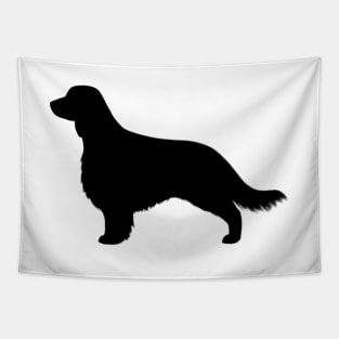 Welsh Springer Spaniel Dog Silhouette with Long Tail Tapestry