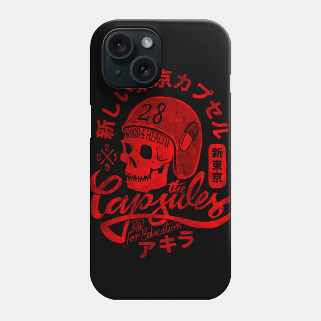 The Capsules, red Phone Case by Krobilad