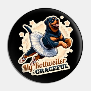 Ballet Rottweiler Pin