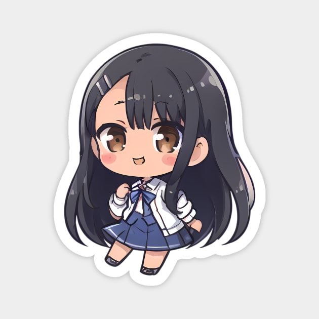 Cute Kawaii Hayase Nagatoro Magnet by WaifuHaiku