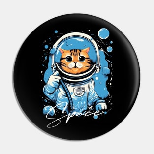 Kitty In Space Pin