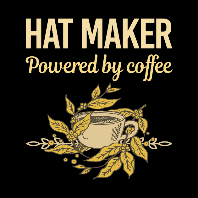 Powered By Coffee Hat Maker by Hanh Tay