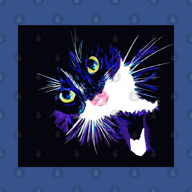 Bright eye Tuxedo Cat by TAP4242