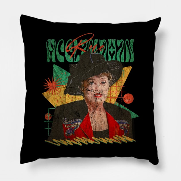 VINTAGE POP RETRO -Rue McClanahan Squad - STYLE 70S Pillow by gundalaheros