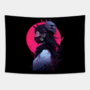 Ninja Girl Shinjuku Tapestry