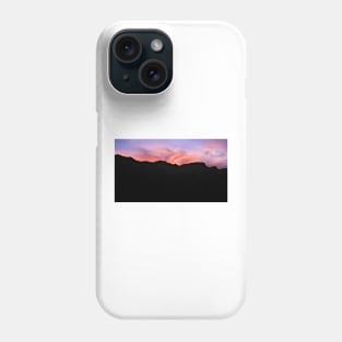 Sunset over the Grampians. Phone Case