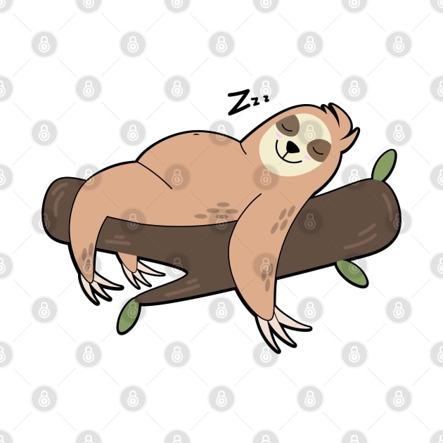 cute sloth by Karroart