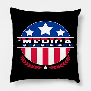 America Independence Day Pillow