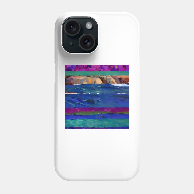 Cobalt Blue Sea Phone Case by DANAROPER