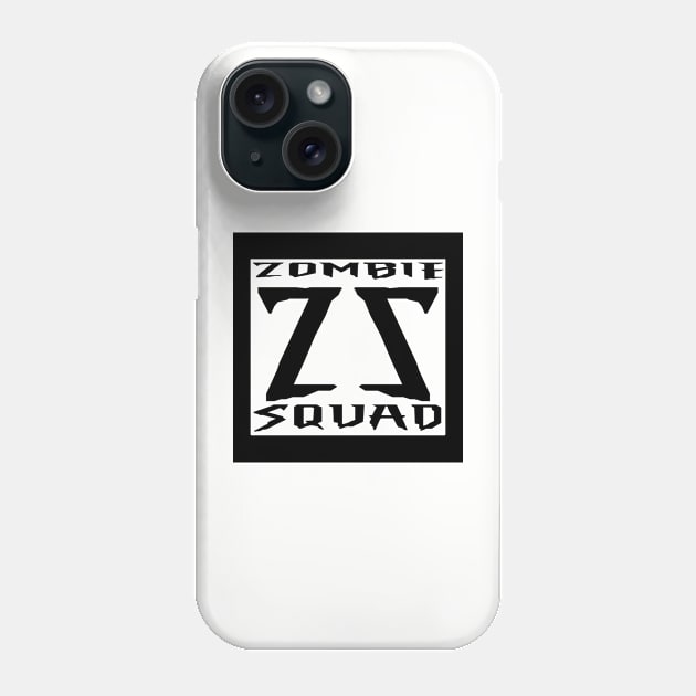 Zombie Squad ZS Sinister (Black) Phone Case by Zombie Squad Clothing