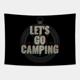 Let's Go Camping - Camping Lover Gift Tapestry