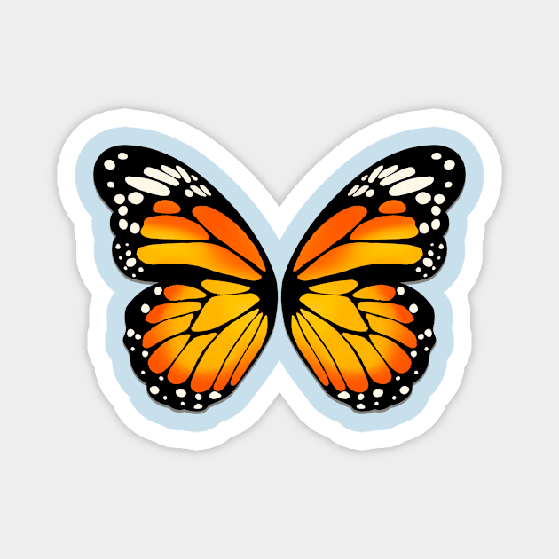 Monarch butterfly Magnet by SusanaDesigns