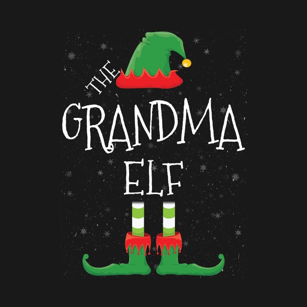 GRANDMA Elf Family Matching Christmas Group Funny Gift by tabaojohnny