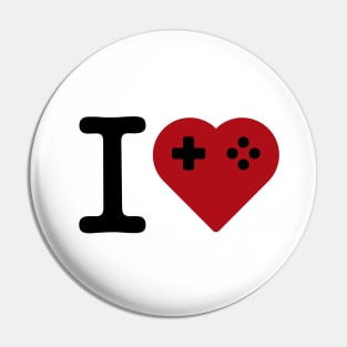 I love games Pin