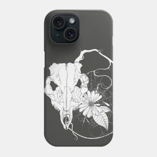 Deer Skull and Nature Phone Case