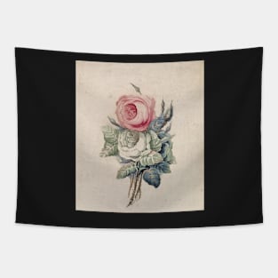 Spray of Roses with Faces Tapestry