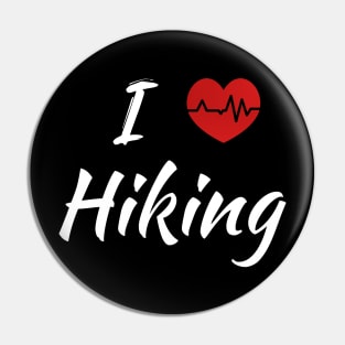 I love Hiking Pin