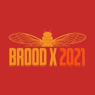 Cicada Brood X 2021 Reemergence Theme Minimalist T-Shirt