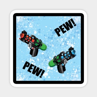 A Water Gun Toy Pew Magnet