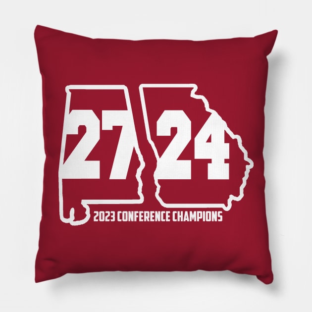 ALABAMA CONFERENCE CHAMPIONS Pillow by thedeuce