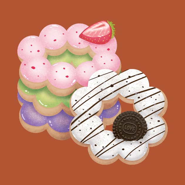 Sweet Mochi Donuts by Maggieful Designs