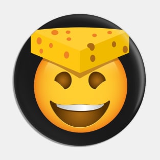 Emoji CheeseHead Cheese Hat Pin