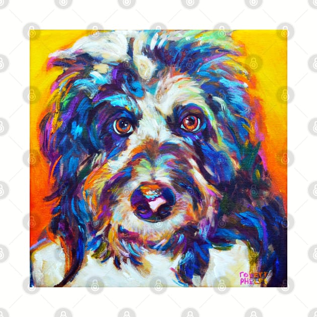 Max, the AussieDoodle by RobertPhelpsArt