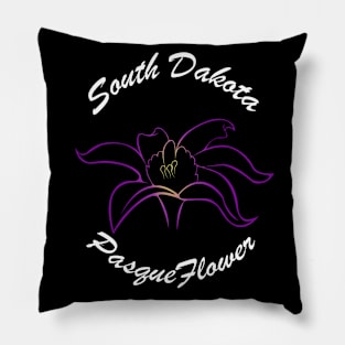 South Dakota - Pasqueflower Pillow