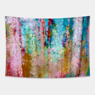 Dreamy multicoloured  cubist abstract Tapestry