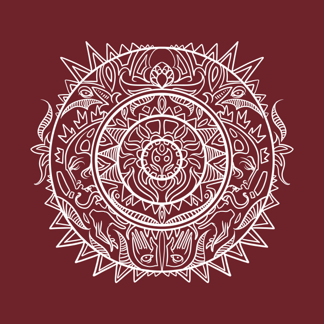 Discover Weird Mandala 1 - Mandala - T-Shirt