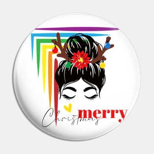 Merry and Bright Baubles Pin