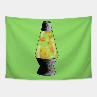 Pumpkin lamp Tapestry