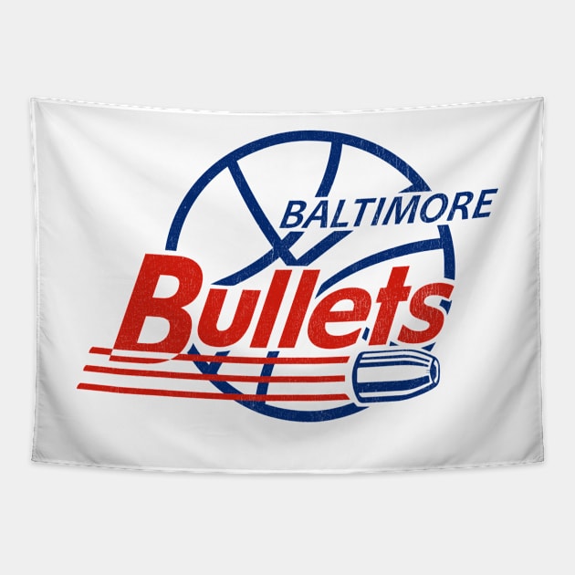 Defunct Baltimore Bullets Basketball 1944 Tapestry by LocalZonly