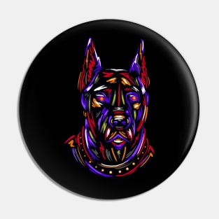 Dog Doberman Pin